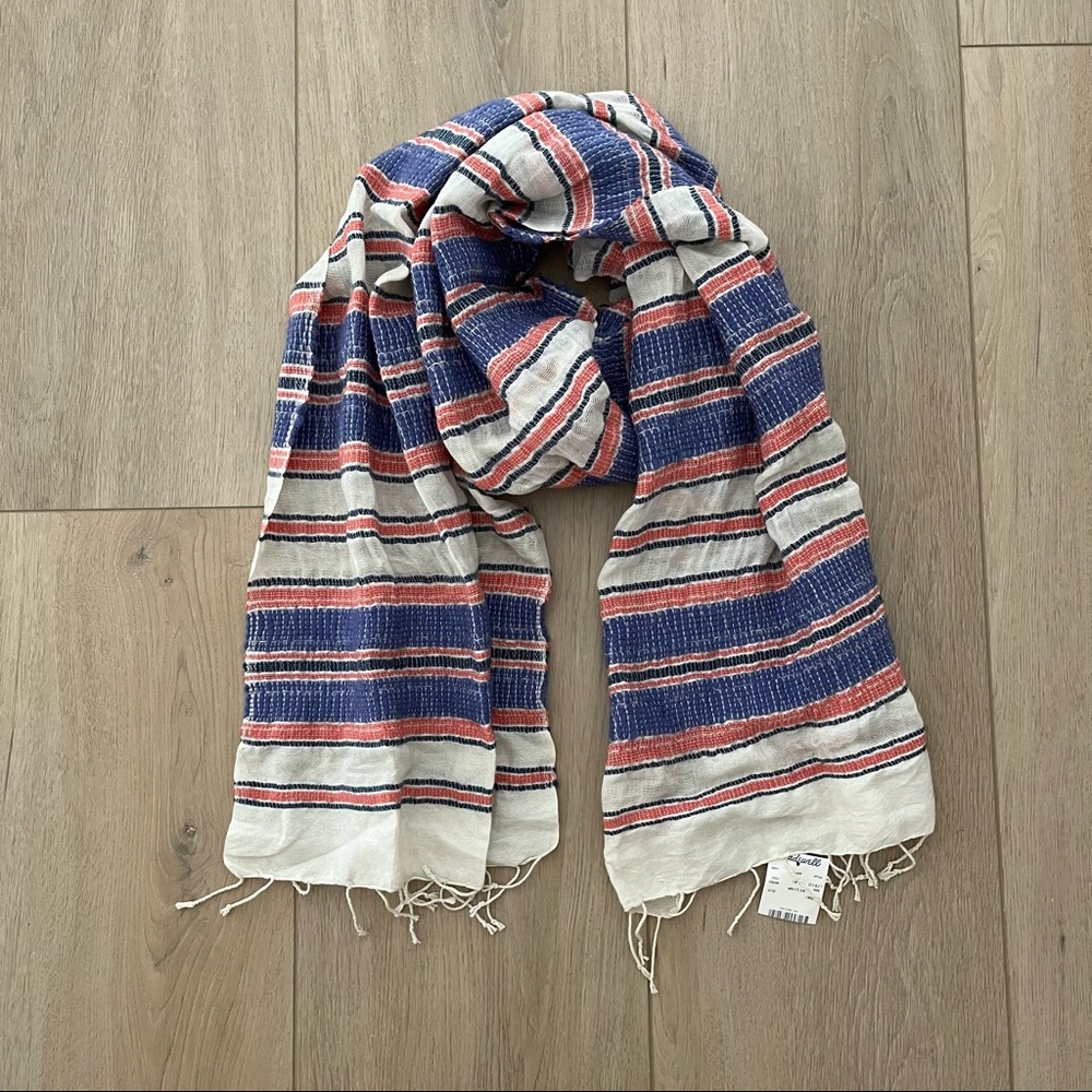 NWT Madewell Multicolor Scarf
